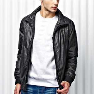 leather jacket red chief