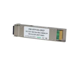 TXFP C banda 9.95 ~ 11.3 Gb/s LC SM 80km Sintonizzabile DWDM XFP Transceiver