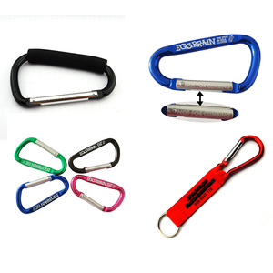 Porte-clés personnalisé en or de petite taille, <span class=keywords><strong>mousqueton</strong></span> à fermoir à pression, outil en <span class=keywords><strong>aluminium</strong></span> en forme de D, <span class=keywords><strong>mousqueton</strong></span> d'escalade - Product Image 5