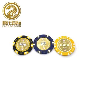Valeur Salle de Poker Étiquette Casino Jetons En Argile de Haute qualité Poker Jetons De Jeu Jeu Pub Accessoire - Product Image 3