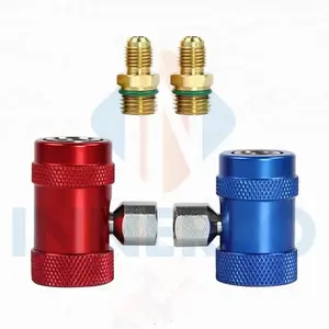 R1234yf Couplers המהיר מתכוונן Connecter מתאם עם 1/4 "זכר יציאת