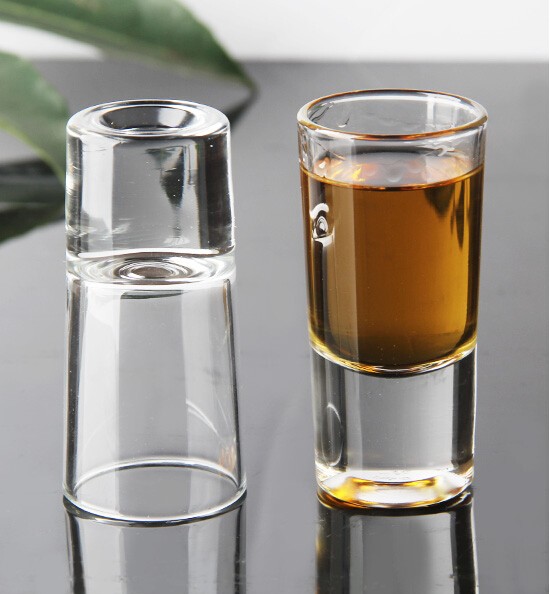 Clear Round Shape Mini Size Shot Wine Glass Food Grade Glass