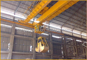 חשמלי הידראולי מכאני לתפוס דלי מגדר כפול מקורה מעל מנוף עם כתום הידראולי תופס דלי - Product Image 4