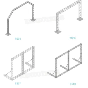 ขาตั้งอลูมิเนียม Truss จอแสดงผลแบนเนอร์ฉากหลัง Truss System