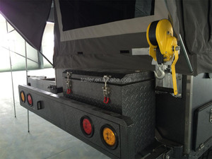 حار بيع مقطورة عربات سكنية عالية الصلابة إلى الأمام للطي التخييم مقطورة - Product Image 3