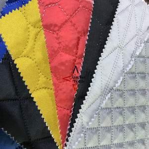 Термостеганая подкладка из эпонжа 290t с квадратным узором - Product Image 3