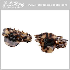 Mode Aacetate motif Léopard griffe <span class=keywords><strong>clip</strong></span> pour les femmes - Product Image 2