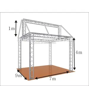 XY truss company xing yue customizable small booth truss portable truss display stand for sale