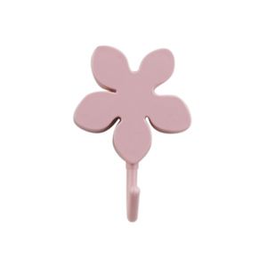 HY-0168 jolie fleur forme crochet En Plastique Adhésif crochet de cuisine - Product Image 3