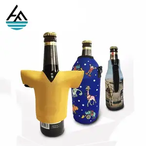 Wholesale Customised Compression Neoprene Built Wine Beer Water Bottle Sleeve Insulated