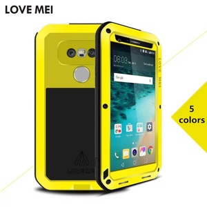 Lovemei aluminio metal Shell Gorilla glass protector resistente cubierta de <span class=keywords><strong>gran</strong></span> alcance para <span class=keywords><strong>LG</strong></span> 3 4 5 6 V10 v20 V30 - Product Image 1