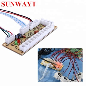 2 Người Chơi Jamma Trò Chơi <span class=keywords><strong>Arcade</strong></span> DIY Bộ Phận Kit Bao Gồm Không Chậm Trễ Bộ Mã Hóa USB Tự Làm 4/8 Cách Phím Điều Khiển Trò Chơi Máy Đẩy Nút - Product Image 2