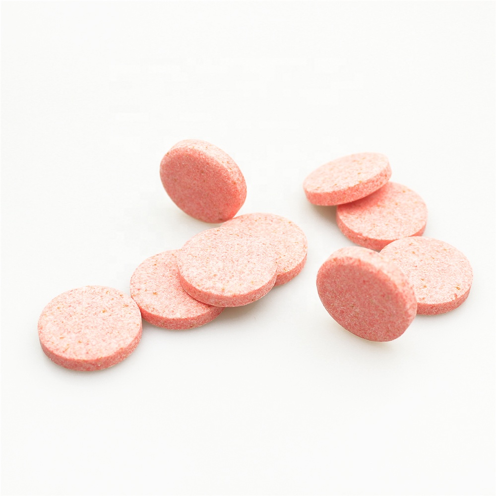 OEM Formula Vitamina D3 Vitamin C Solid Drinks Skin Whitening Effervescent Tablet