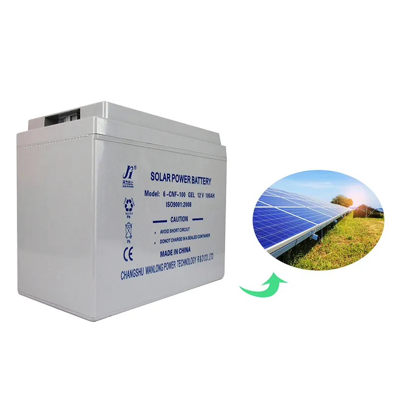Battery 12v Battery Factory Directly Sales Full Capacity Solar Energy AGM Storge Deep Cycle GEL 12V 100ah Battery