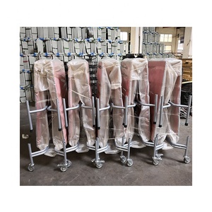 Mobile Stool <strong>Cafeteria</strong> <strong>Table</strong> With 8 Stools - Product Image 4