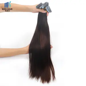 Tape Hair Extension Wholesale Cheap Brown Color Invisible Tape In Human Hair Extensions