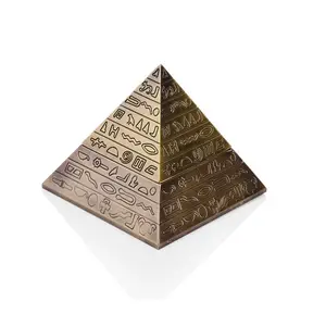 Cendrier pyramide de haute qualité, 1 pièce, métal Antique, Souvenir