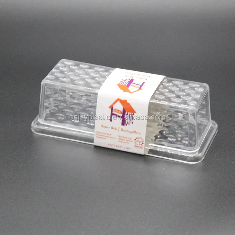 Rechthoek Voedsel Platen Huishoudelijke Plastic Boter Gerechten Kaas Schotel Container