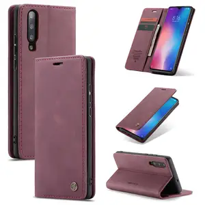 Caseme Voor Xiaomi Mi 9 10 9T 10 Pro 11T 12 Pro Case Flip Cover Groothandelaar Leer Voor redmi 9C 9A Note 10 Note 9 Pro Case Portemonnee