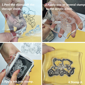 Colección pple of my eye, mejores amigos para siempre, juegos <span class=keywords><strong>de</strong></span> sellos claros para fabricación <span class=keywords><strong>de</strong></span> tarjetas - Product Image 4