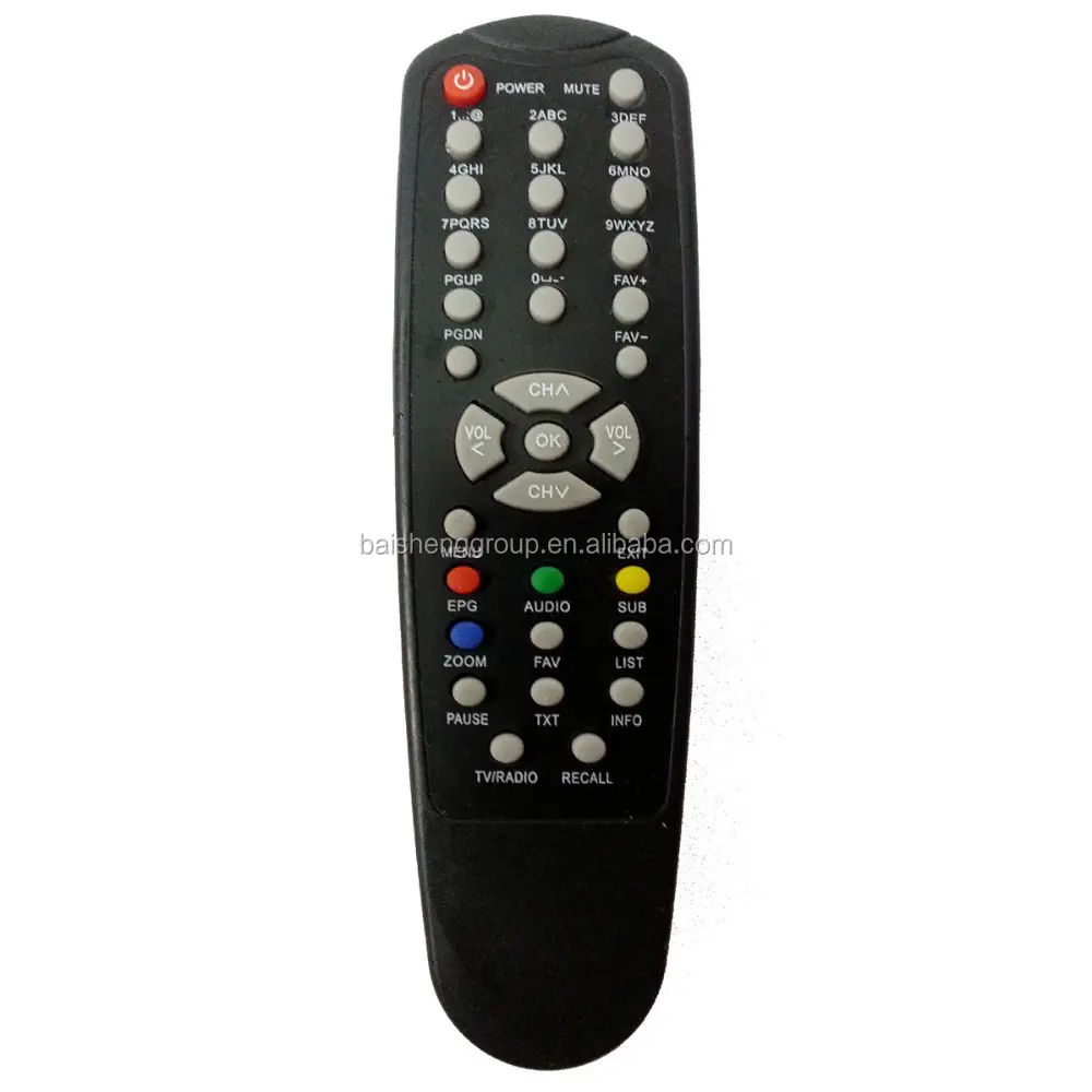 Good quality digital satellite receiver remote control china factory