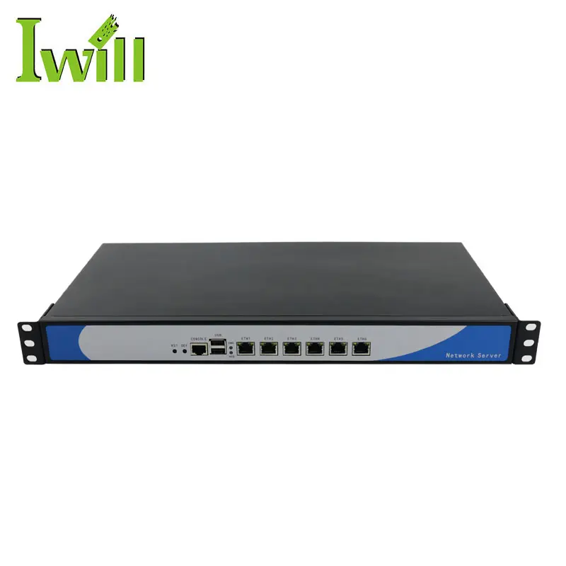 Sasis Rackmount Itx Mini 19 Inci Baru, Server VPN Port 6 * Lan