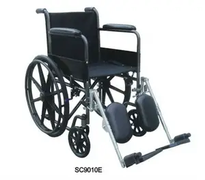 Leichter Rollstuhl Manueller Rollstuhl D-3-1 Kunststoff mit erhöhtem Bein, klappbare Rehabilitation therapie liefert CN;HEB Leinwand