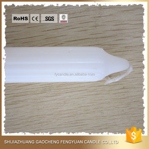 Paraffin Wax Cheap <strong>White</strong> Color Plain <strong>Candle</strong> - Product Image 5