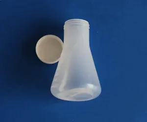 100 250 500毫升实验室用塑料三角瓶锥形锥形瓶带螺帽