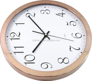 Electroplate <strong>Clock</strong> Quartz Plastic Wall <strong>Clock</strong> <strong>for</strong> <strong>Sale</strong> - Product Image 3