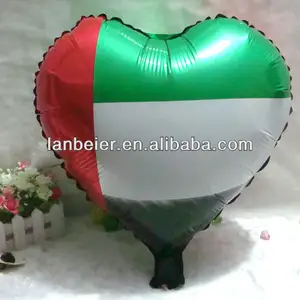 Lanbeier flag balloon custom gravure printing uae foil for advertising and toy support oem haa-027