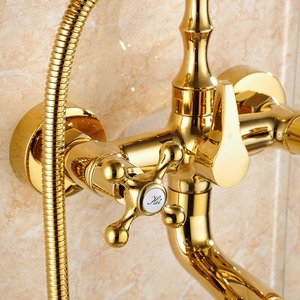 Fapully Mural <span class=keywords><strong>Inverseur</strong></span> or de bain support de téléphone Baignoire et Douche <span class=keywords><strong>Robinet</strong></span> pour la salle de bains - Product Image 3