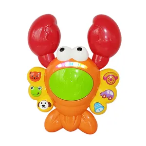Hot Selling Beste Kwaliteit Plastic Krab Educatieve Leermachine Speelgoed Voor Baby Kids Leren 2023