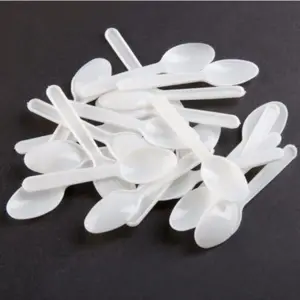 0.25g 0.5g 0.25ml 0.5ml 1ml Plastic White Taster Mini Sample Spoons