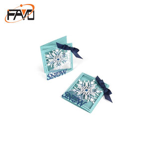 Gấp Độc Đáo Màu Đỏ Thẻ Quà Tặng Đám Cưới Thiệp Mời - Product Image 3