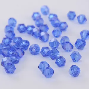 Perles de cristal chinois Bicone en vrac, à facettes, nouveau, 4mm