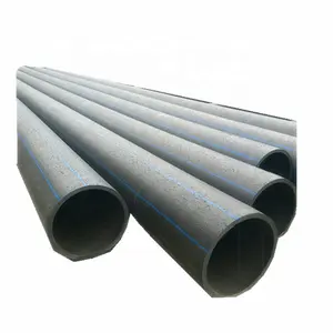 PE100 black HDPE pipes polyethylene pipe price 160mm PE water pipe sdr11 PN 16