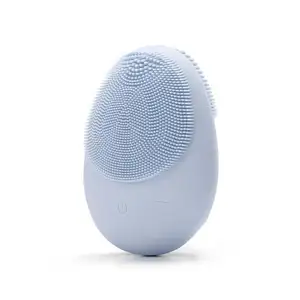 Beste Nieuwe Product Sonic Trillen Gezicht Skin Gezicht Cleaner Massager Elektrische Siliconen Wasborstel Facial Reinigingsborstel