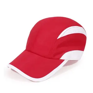 סיטונאי לוגו מותאם אישית זול 6 פנל פוליאסטר ריצה יבש fit ספורט בייסבול כובע