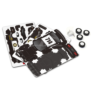 Độc đáo nhựa bền <span class=keywords><strong>3d</strong></span> câu đố withbuilt trong kéo trở lại động cơ và bánh xe cao su cho trẻ em - Product Image 2