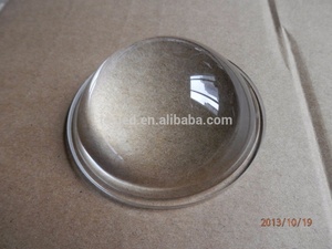 공장 도매 COB LED 베이 라이트 유리 렌즈 반사판 포함 77mm 78mm 이중 볼록 구조 가로등 키트용 - Product Image 2