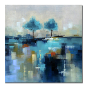 Moderne abstraite à la main nature <span class=keywords><strong>peinture</strong></span> à l'huile - Product Image 1
