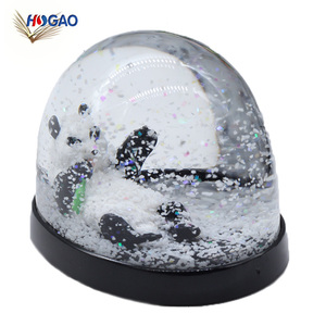 Trang Trí Nội Thất Dễ Thương OEM Bán Buôn Nhựa Voi Nước Bóng, Tùy Chỉnh Nhựa <span class=keywords><strong>Panda</strong></span> Quả Cầu Tuyết - Product Image 5