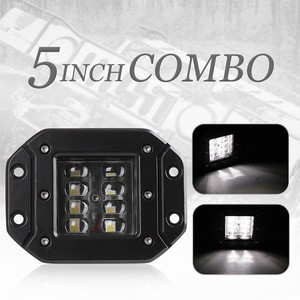 40W 5 "tuôn ra gắn kết dẫn làm việc thanh ánh sáng phía sau bội thu đảo ngược vỏ 4-Row dẫn đèn lái xe cho xe tải xe - Product Image 4