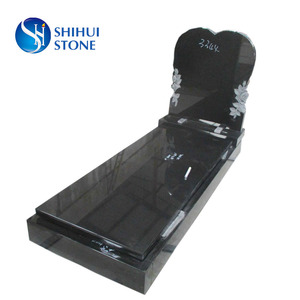 Каменные резные розы в форме сердца надгробия для могил - Product Image 1