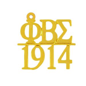 Pembuatan perhiasan Diy logam biru Enamel persaudaraan huruf Yunani PHI BETA SIGMA Pendant - Product Image 6