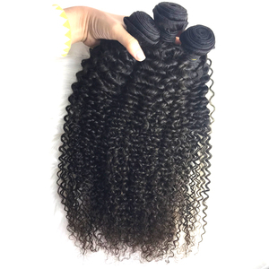 2022 mẫu miễn phí 4C afro kinky xoăn Remy tóc con người bó Mông Cổ bện dệt chất lượng cao cấp - Product Image 2