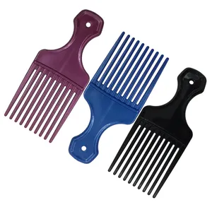 Hairdresser Barber Salon Professional Small Plastic Styling Pik Afro Comb