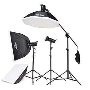 Bộ Dụng Cụ Đứng Nền Godox Chuyên Nghiệp Mới 300W Bộ Màn Hình Nhấp Nháy/Đèn Flash Có Kích Hoạt