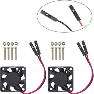 พัดลมระบายความร้อนขนาดเล็กสำหรับ <span class=keywords><strong>Raspberry</strong></span> <span class=keywords><strong>Pi</strong></span>, พัดลมระบายความร้อนขนาด30x30x7มม. DC 5V แบบไร้แปรงถ่านสำหรับ <span class=keywords><strong>Raspberry</strong></span> <span class=keywords><strong>Pi</strong></span> 3 B +, <span class=keywords><strong>Pi</strong></span> 3 B, <span class=keywords><strong>Pi</strong></span> 2 - Product Image 3